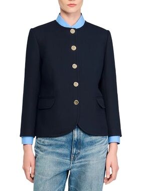 Lilas Round Collar Jacket